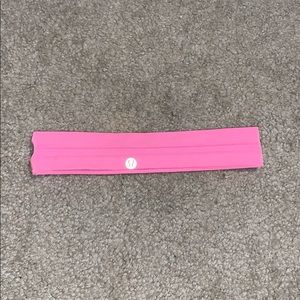 pink lulu lemon headband